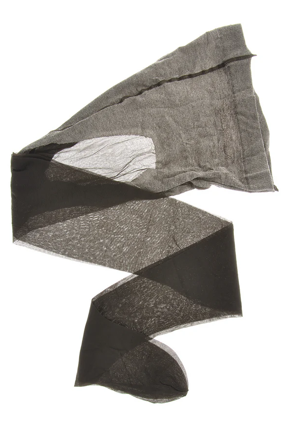 Gray and black maternity thights on a white background