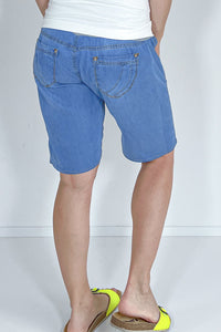 Nosečniške hlače - bermuda - jeans