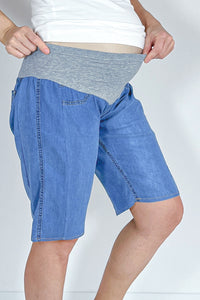 Nosečniške hlače - bermuda - jeans