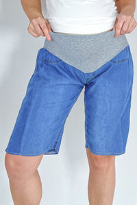 Nosečniške hlače - bermuda - jeans