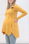 Tunika za dojenje in nosečnost - rumena