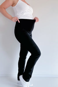Nosečniške hlače - jeans - črne