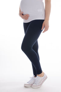 Nosečniške bombažne  pajkice - temno modre