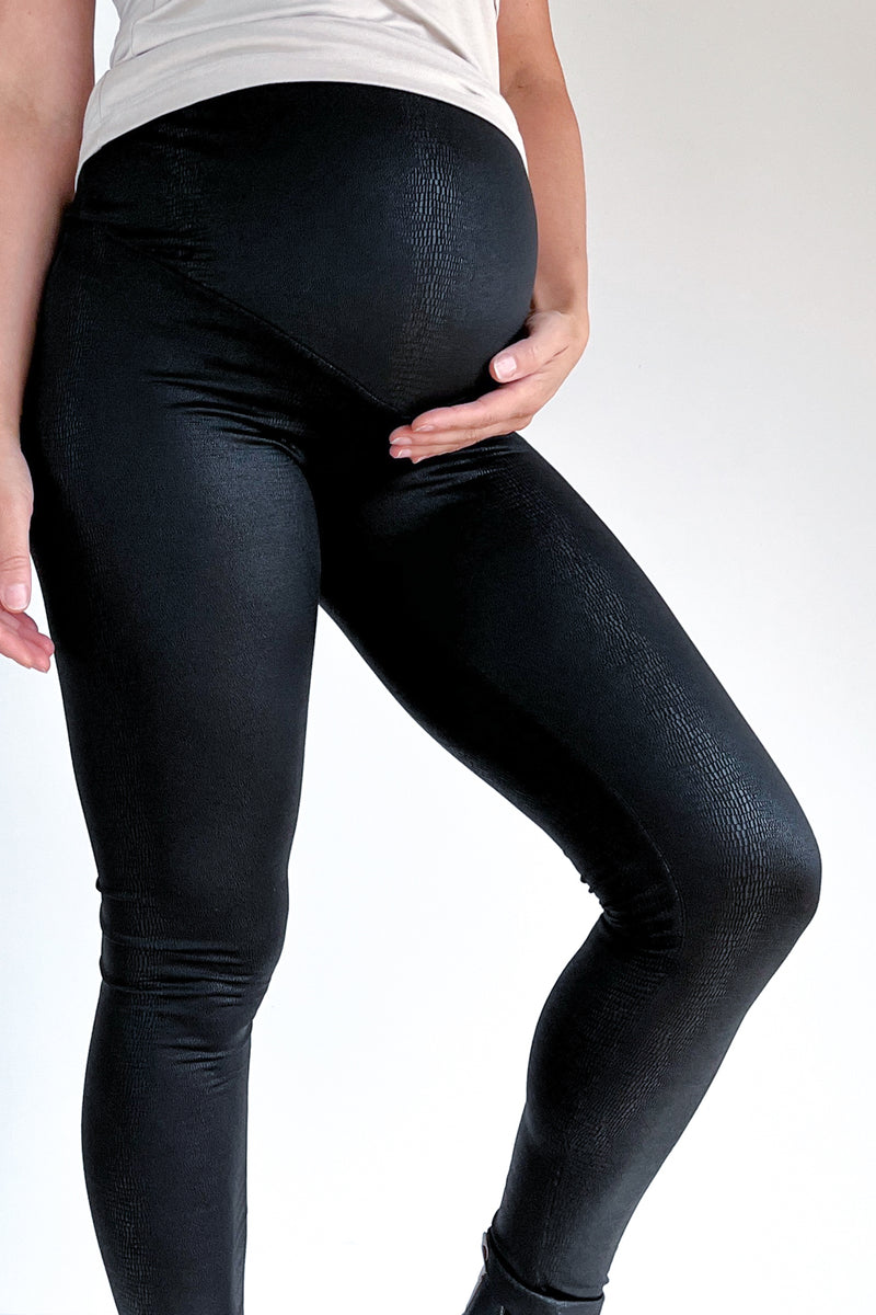 Tople nosečniške pajkice - videz usnja z vzorcem