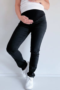 Nosečniške hlače - jeans - črne