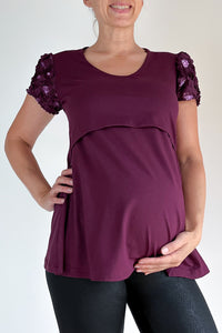 Tunika za nosečnost in dojenje - glow rokavi